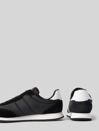 Peek & Cloppenburg Tommy JeansSneaker aus Leder-Mix Modell 'RUNNER' in black Letzter Tag