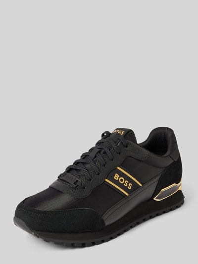Peek & Cloppenburg BOSSSneaker mit Schnürverschluss in black Vierteljährliche Förderung