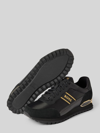 Peek & Cloppenburg BOSSSneaker mit Schnürverschluss in black Vierteljährliche Förderung