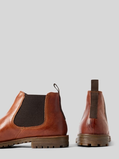 Peek & Cloppenburg bugattiAnkle Boots aus Leder Modell 'Kosta' in cognac Bis zu 55% Rabatt