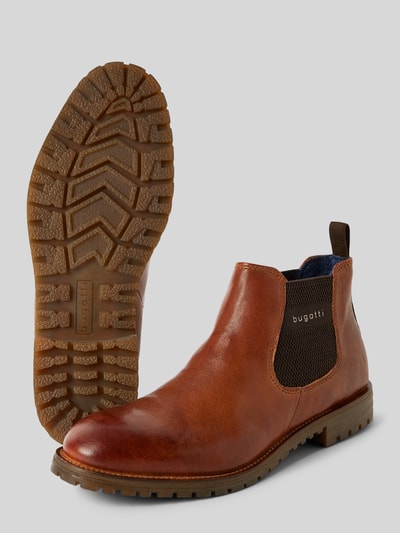 Peek & Cloppenburg bugattiAnkle Boots aus Leder Modell 'Kosta' in cognac Bis zu 55% Rabatt