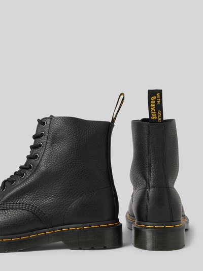 Peek & Cloppenburg Dr. MartensSchnürboots aus Leder mit Ziernaht Modell 'Eye' in black Super Rabatt