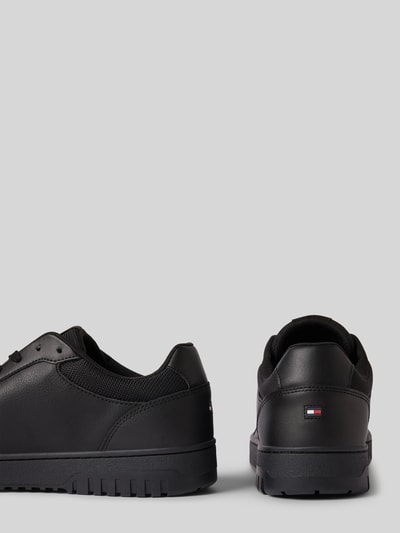 Peek & Cloppenburg Tommy HilfigerSneaker aus Leder-Mix Modell 'BASKET CORE LITE' in black zollfrei