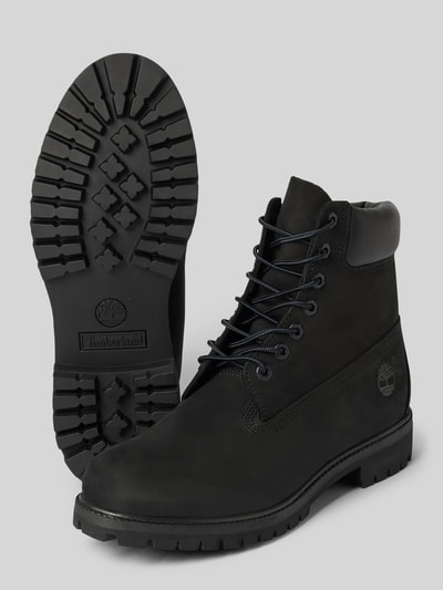 Peek & Cloppenburg TimberlandSchnürboots aus Leder mit Logo-Detail in black 2025