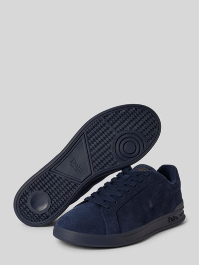Peek & Cloppenburg Polo Ralph LaurenLedersneaker mit Logo-Prägung in marine Online