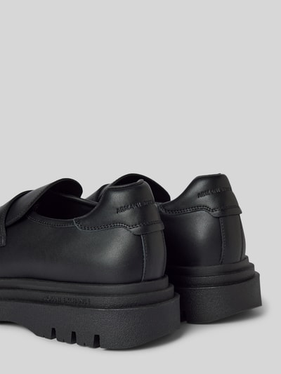 Peek & Cloppenburg ARMANI EXCHANGEPenny Loafer aus Leder mit Schaftbrücke Modell 'Angry' in black Angebote