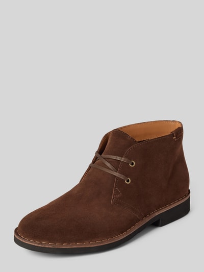 Peek & Cloppenburg Polo Ralph LaurenSchnürboots aus echtem Leder Modell 'TALAN' in dunkelbraun