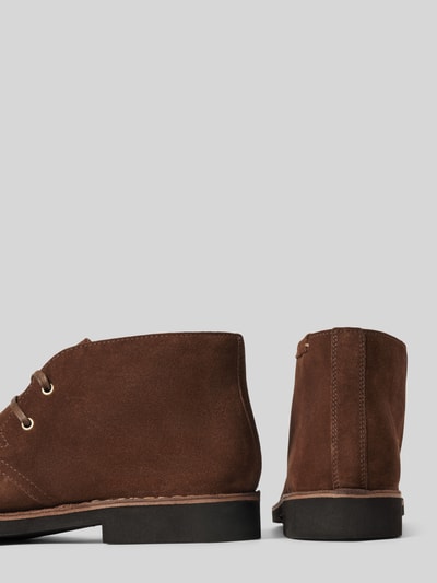 Peek & Cloppenburg Polo Ralph LaurenSchnürboots aus echtem Leder Modell 'TALAN' in dunkelbraun Fabrikverkauf