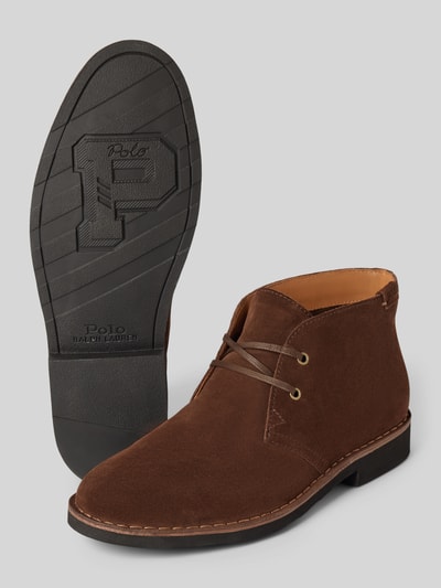 Peek & Cloppenburg Polo Ralph LaurenSchnürboots aus echtem Leder Modell 'TALAN' in dunkelbraun Fabrikverkauf