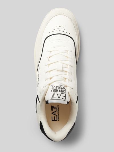 Peek & Cloppenburg EA7 Emporio ArmaniSneaker mit Label-Detail Modell 'RETRO' in weiss Limitierter Zeitrabatt