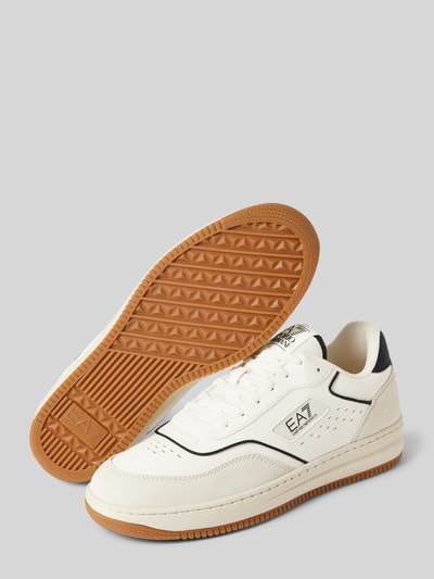 Peek & Cloppenburg EA7 Emporio ArmaniSneaker mit Label-Detail Modell 'RETRO' in weiss Limitierter Zeitrabatt
