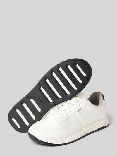 Peek & Cloppenburg BOSSSneaker mit Schnürverschluss Modell 'Titanium' in weiss Fabrik Onlineshop