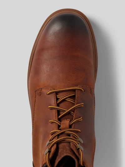 Peek & Cloppenburg GeoxLederboots mit Zugschlaufe Modell 'ANDALO' in cognac Sonderangebot