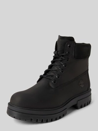 Peek & Cloppenburg TimberlandSchnürboots aus Leder mit Logo-Detail Modell 'ARBOR' in black