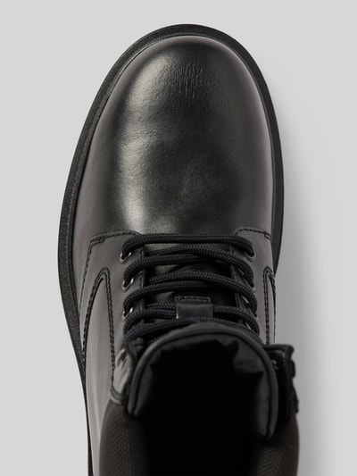 Peek & Cloppenburg Tommy JeansSchnürboots aus Leder mit Label-Detail Modell 'LACE UP' in black Preisnachlass