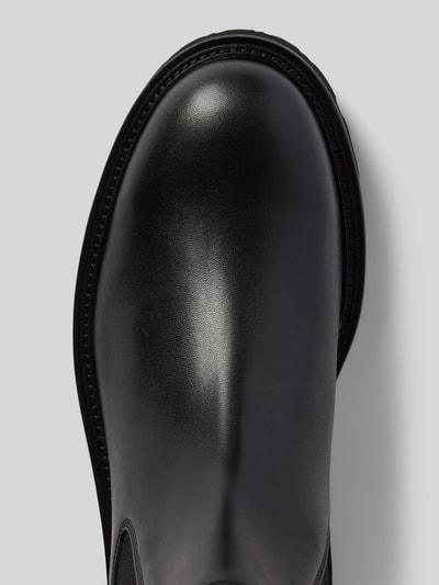 Peek & Cloppenburg BOSSChelsea Boots aus Leder mit Zugschlaufe Modell 'Julyo' in black Saisonschlussverkauf