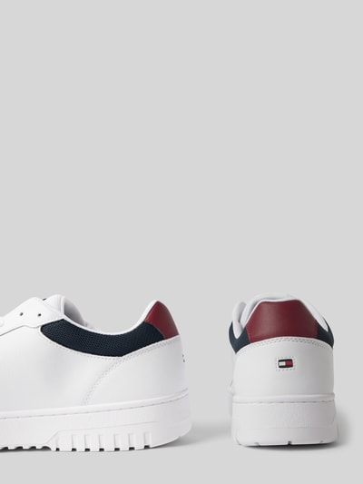 Peek & Cloppenburg Tommy HilfigerSneaker aus Leder-Mix Modell 'BASKET CORE LITE' in weiss Black Friday