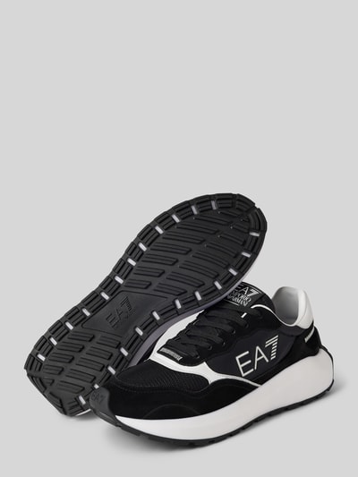 Peek & Cloppenburg EA7 Emporio ArmaniSneaker mit Kontrastbesatz Modell 'WADER' in black Cyber Monday