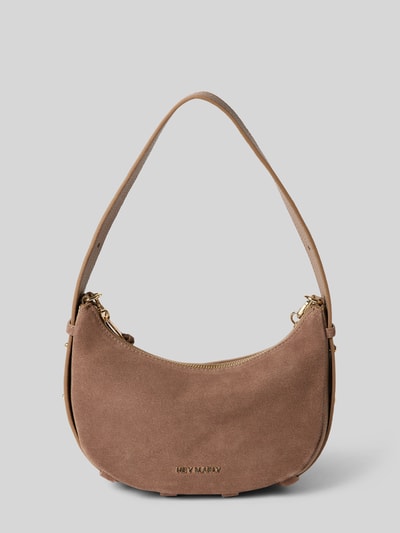 Peek & Cloppenburg Hey MarlyHandtasche mit Label-Applikation Modell 'Lifetime Sister' in taupe Heißer Verkauf