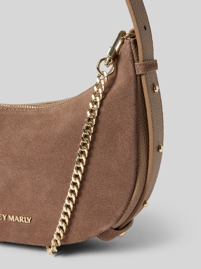 Peek & Cloppenburg Hey MarlyHandtasche mit Label-Applikation Modell 'Lifetime Sister' in taupe Heißer Verkauf