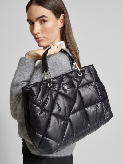 Peek & Cloppenburg Emporio ArmaniShopper mit Steppnähten Modell 'MYEA' in black