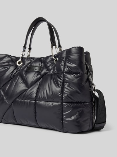 Peek & Cloppenburg Emporio ArmaniShopper mit Steppnähten Modell 'MYEA' in black Online Outlet