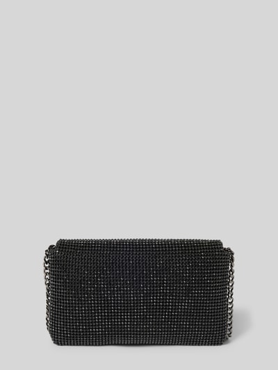 Peek & Cloppenburg GuessClutch mit Ziersteinbesatz Modell 'ZALINA FLAP' in black Saisonale Angebote