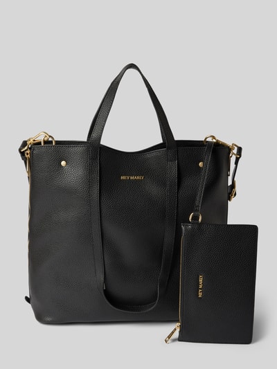 Peek & Cloppenburg Hey MarlyHandtasche mit Label-Detail in black Sonderangebote