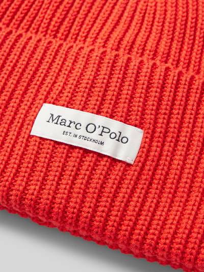 Peek & Cloppenburg Marc O'PoloBeanie aus reiner Baumwolle mit breitem Umschlag in rot Neueste Stile
