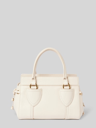 Peek & Cloppenburg CoccinelleHandtasche mit Label-Print Modell 'YORK' in ecru Speichern exportieren
