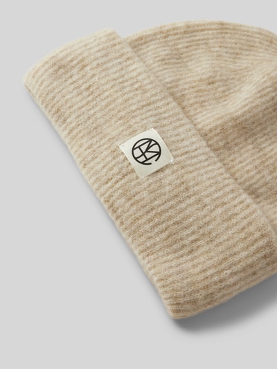 Peek & Cloppenburg MSCH CopenhagenBeanie mit Logo-Patch Modell 'Hope' in beige 2025