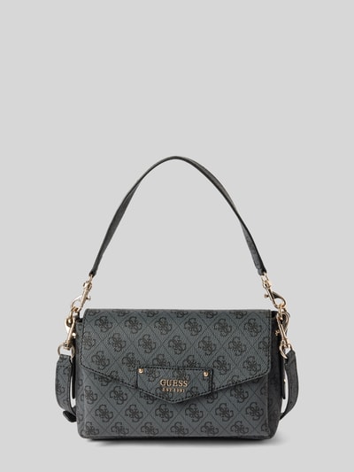 Peek & Cloppenburg GuessHandtasche mit Label-Applikation Modell 'ECO BRENTON' in black Hotsell