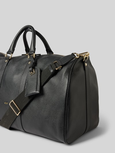 Peek & Cloppenburg AbroWeekender mit Label-Applikationen Modell 'ANNE' in black Schlussverkauf