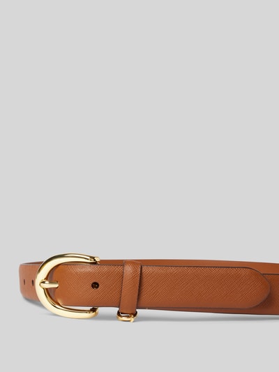 Peek & Cloppenburg Lauren Ralph LaurenLedergürtel mit Dornschließe Modell 'CHARM' in cognac Günstiger Verkauf