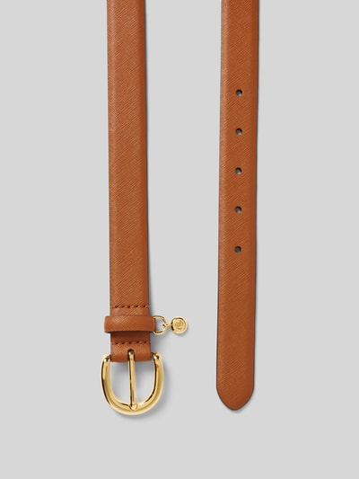 Peek & Cloppenburg Lauren Ralph LaurenLedergürtel mit Dornschließe Modell 'CHARM' in cognac Günstiger Verkauf
